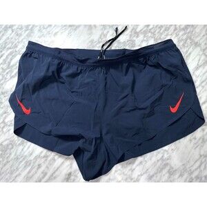Nike AeroSwift ADV 2" Brief-Lined Racing Shorts Navy Blue FN3349-451 Men Large